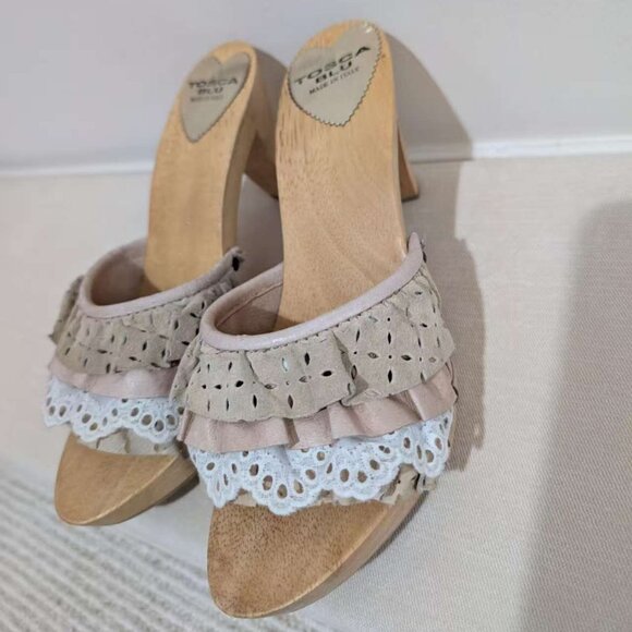 Tosca Blu women's sandals, Made In Italy Size 7 - Picture 4 of 7